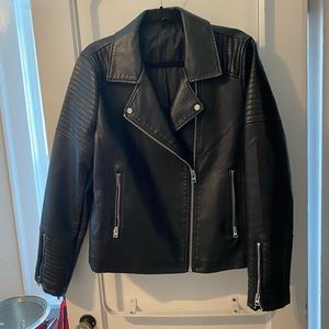 Top Shop Vegan Leather Jacket